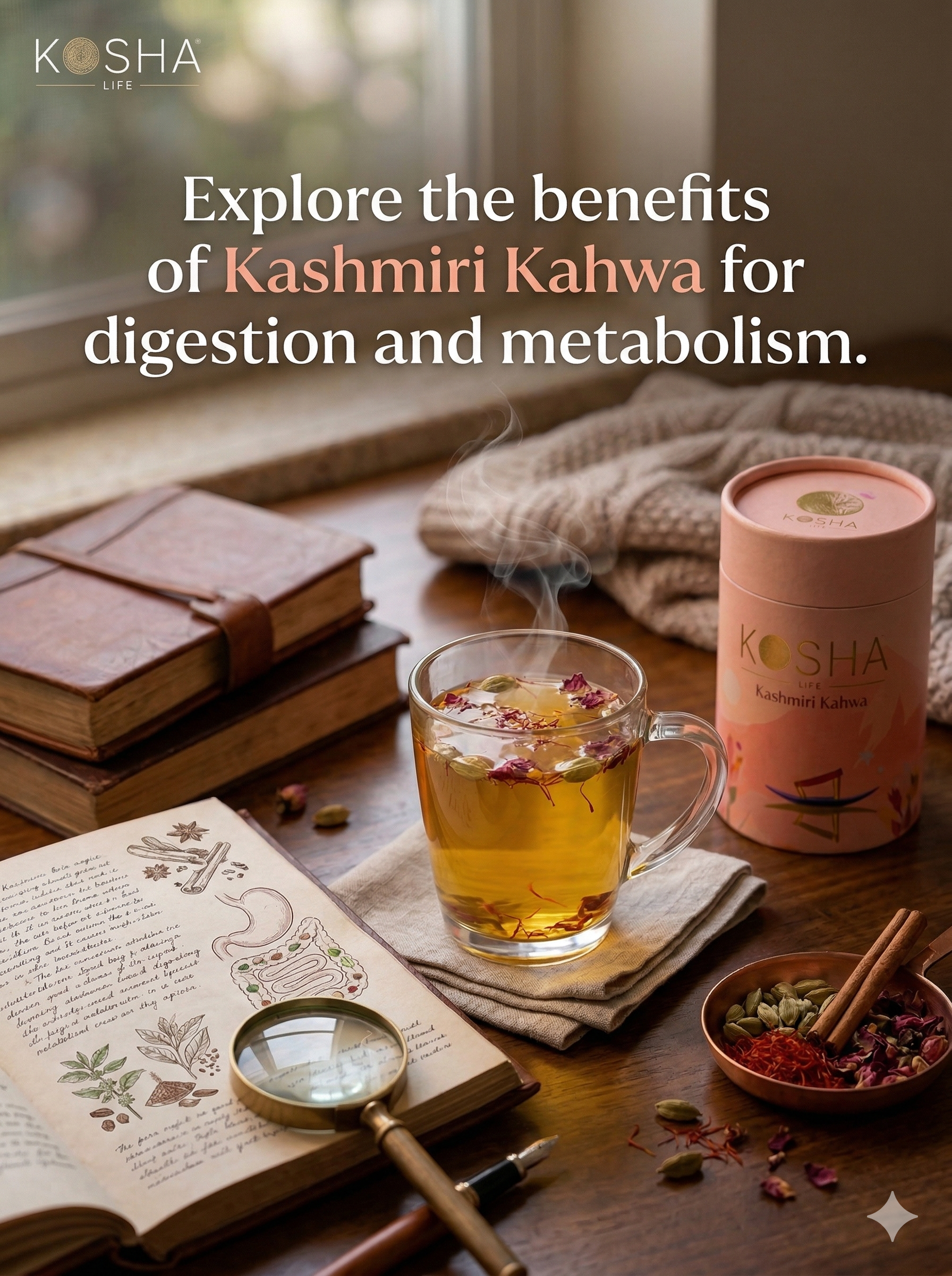 Kashmiri Kahwa for Digestion & Metabolism: Does it Actually Work?